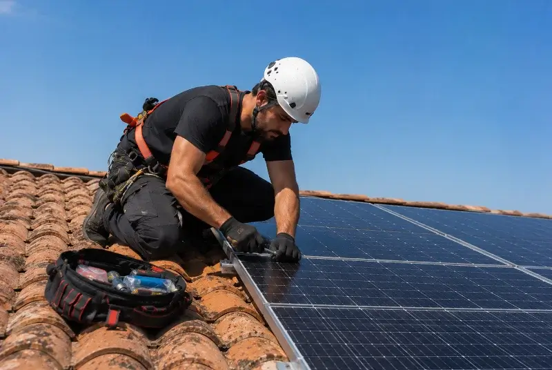Maintenance et monitoring de panneaux solaires à Saint-Eusèbe