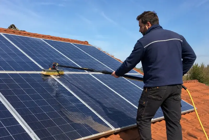 Nettoyage et entretien de panneaux solaires à Saint-Eusèbe